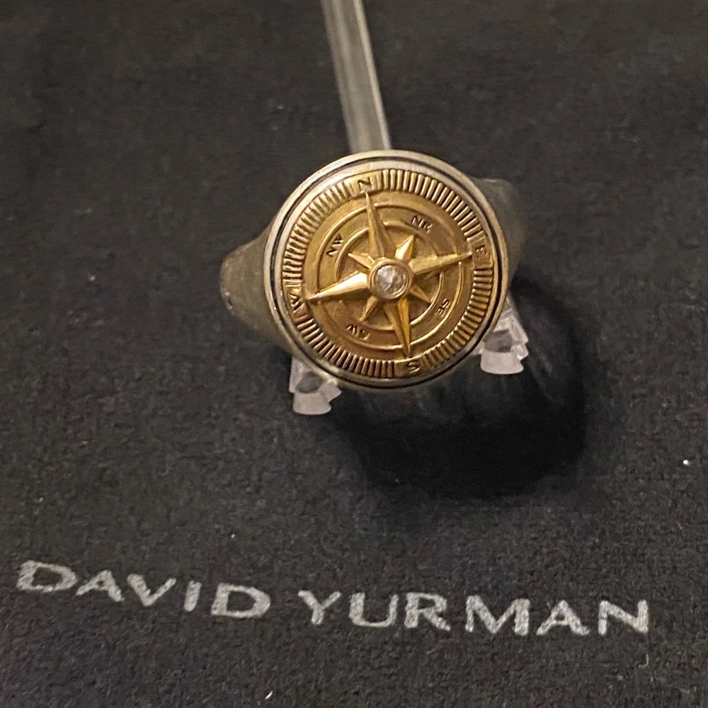 David Yurman Maritim Compass Signet Ring